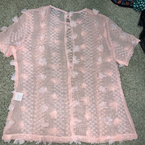 Sheer pink blouse - Picture 4 of 4